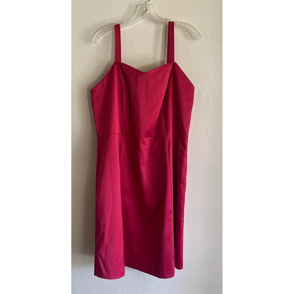 Lane Bryant Party Dress Sleeveless A-Line Cocktail Dress Size 16 Pink NWT